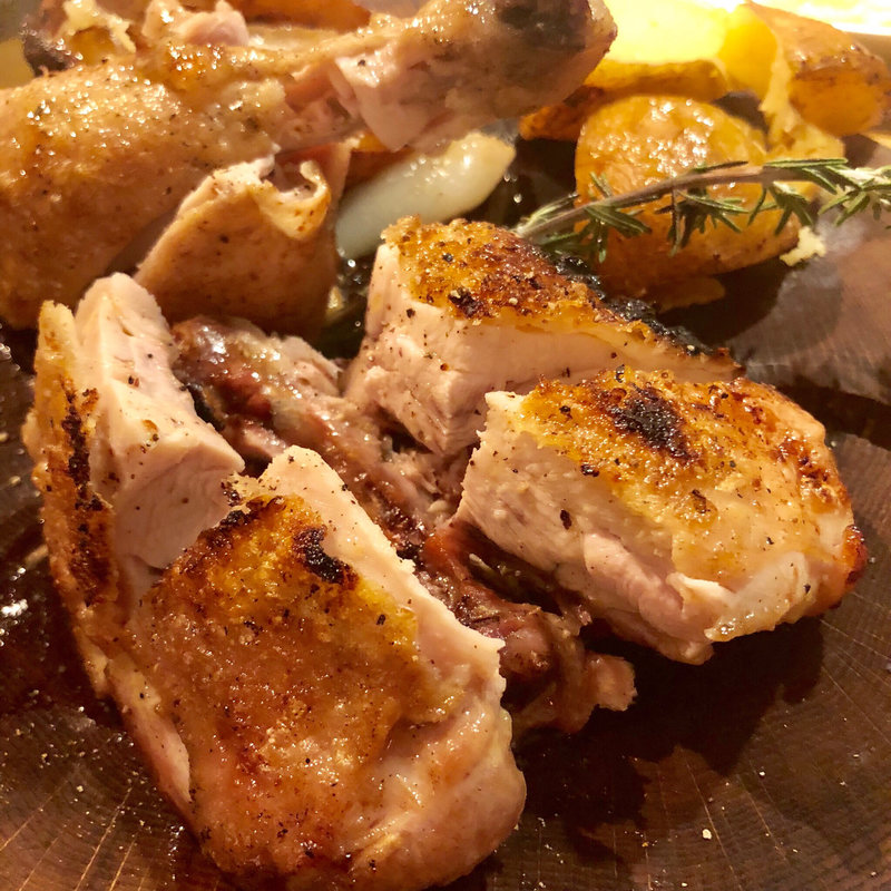 信州産福味鶏骨つきグリル(ワインとグリル)