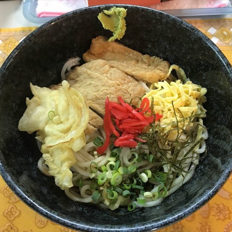 冷やしきつね(さざめうどん 落柿舎)
