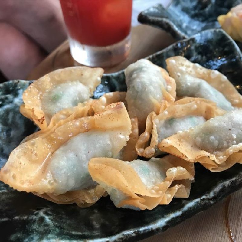 肉餃子（揚げ）(十三餃子酒場 満太郎)