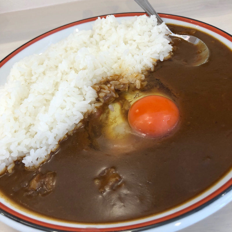 向原農園の玉子カレー(カレーハウス ピーノ)