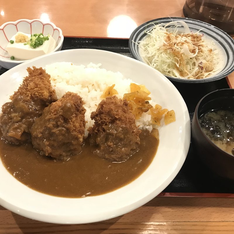 チキンカツカレーライスセット(テング酒場 神田店 )