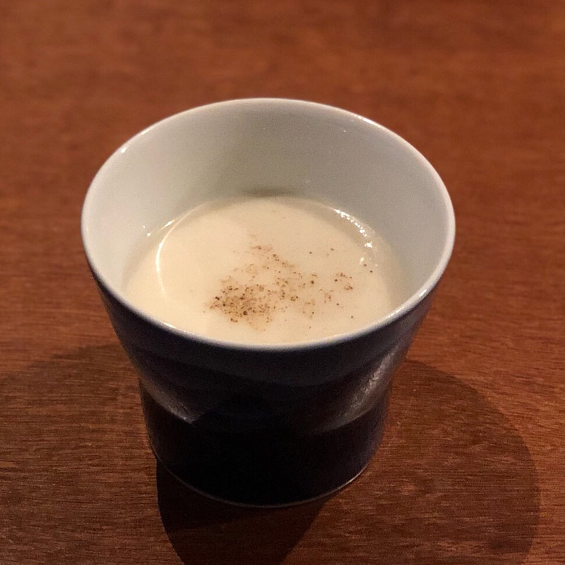 新玉ねぎの冷製スープ(コノ花まひろ )