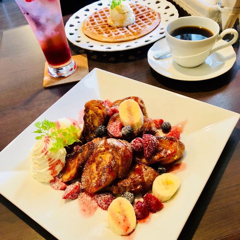 クロワッサンフレンチトースト(Cafe うーるー （カフェ ウールー）)