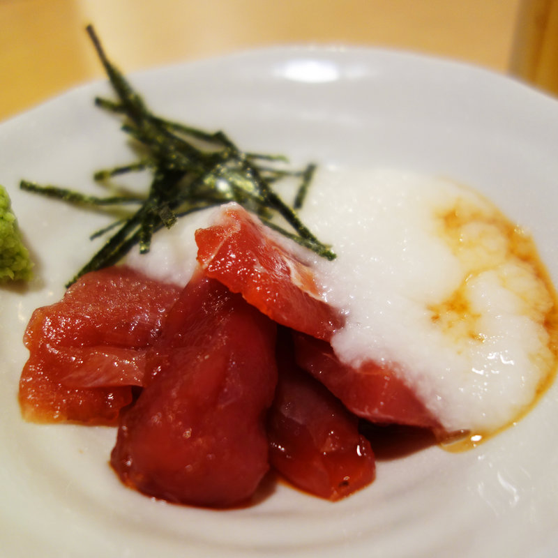 マグロの山かけ(生粉蕎麦『玄』 姪浜店)