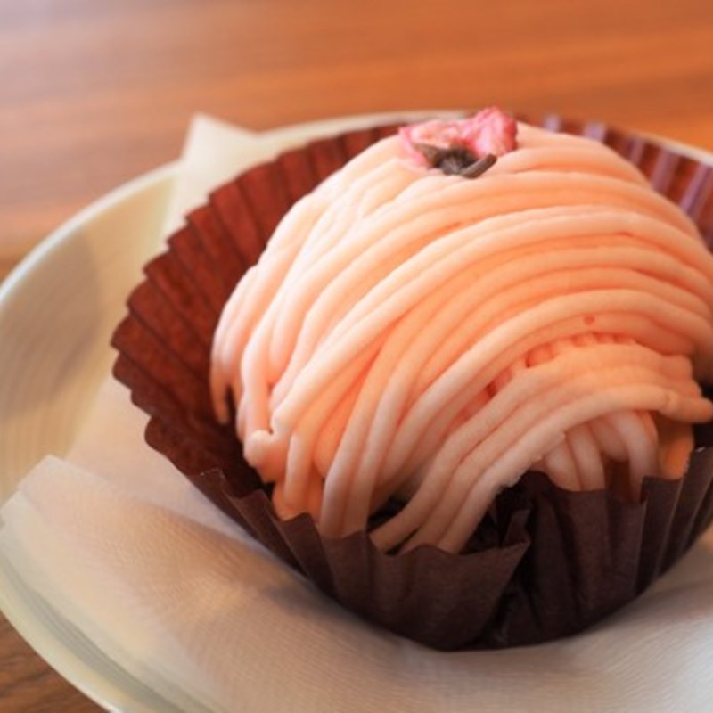 桜のモンブラン(カルチャーエージェントカフェ 渋谷店)