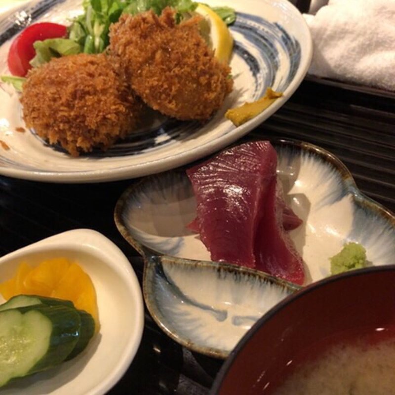 メンチカツ定食(和食とお酒 きいろ 青山店)