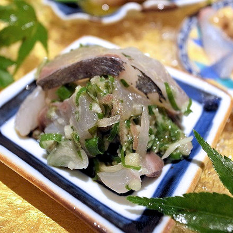 シマアジのお刺身(さ行)