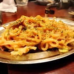 めんたい焼きうどん(鍋焼ぼうず)
