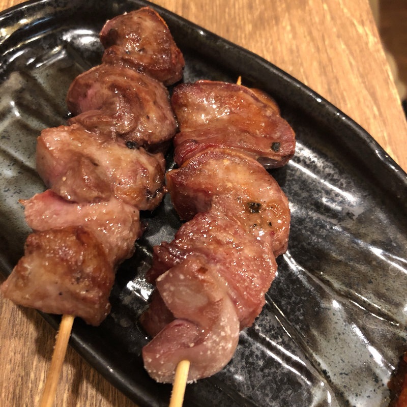 タン焼き(大衆酒場　日本鶏園 築地店)