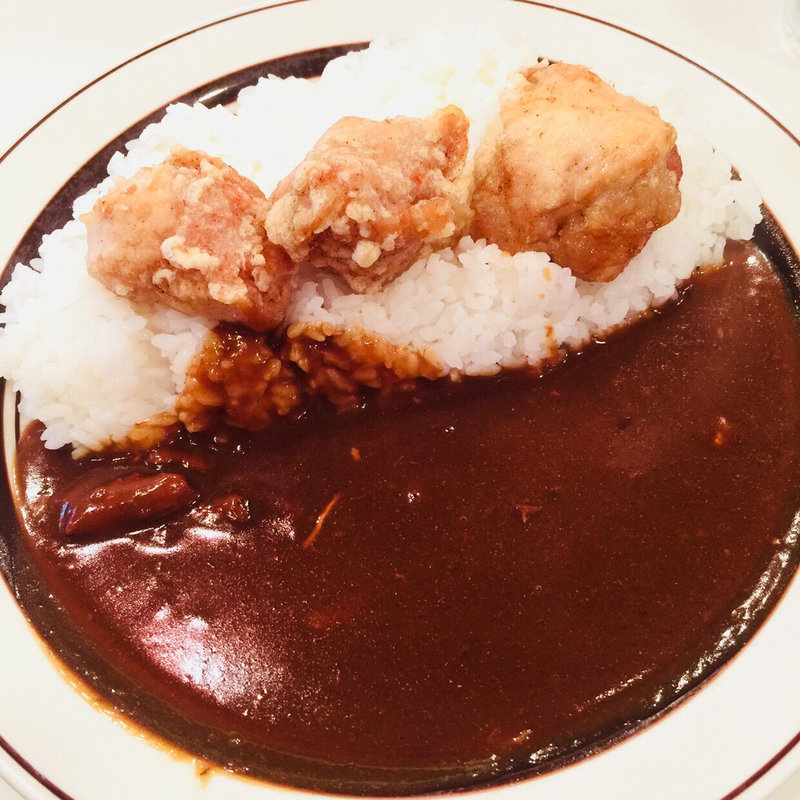 からあげカレー(カレー専門店 クラウンエース 上野店 （カレーセンモンテン・クラウンエース）)