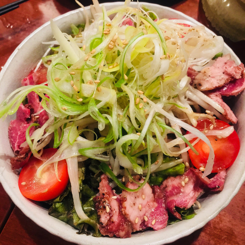 牛タンサラダ(たん焼き 木村)