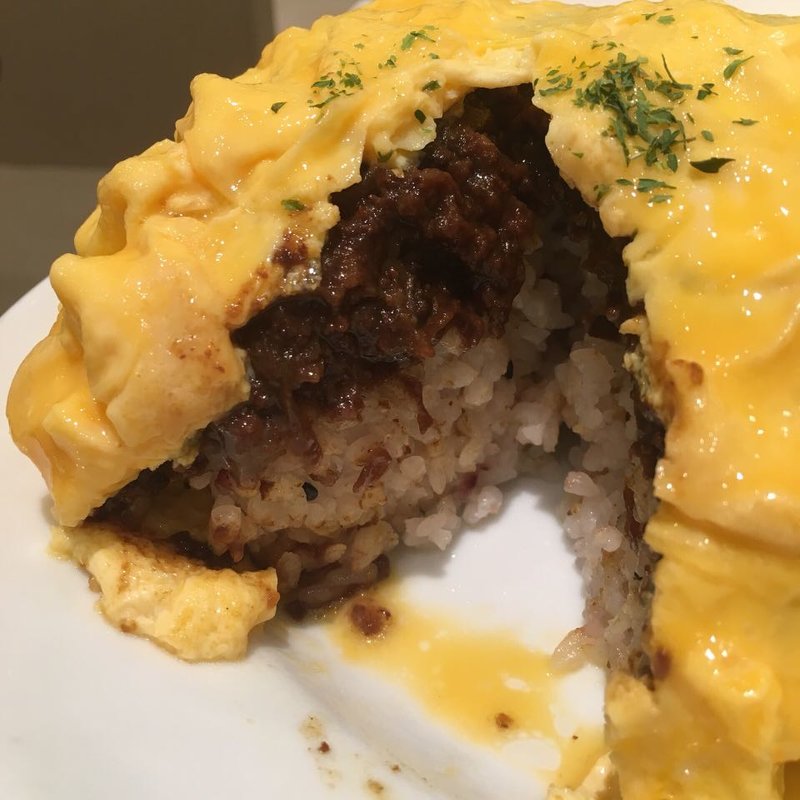 オムドライカレー(マザーリーフ・ティースタイル グランデュオ立川店)