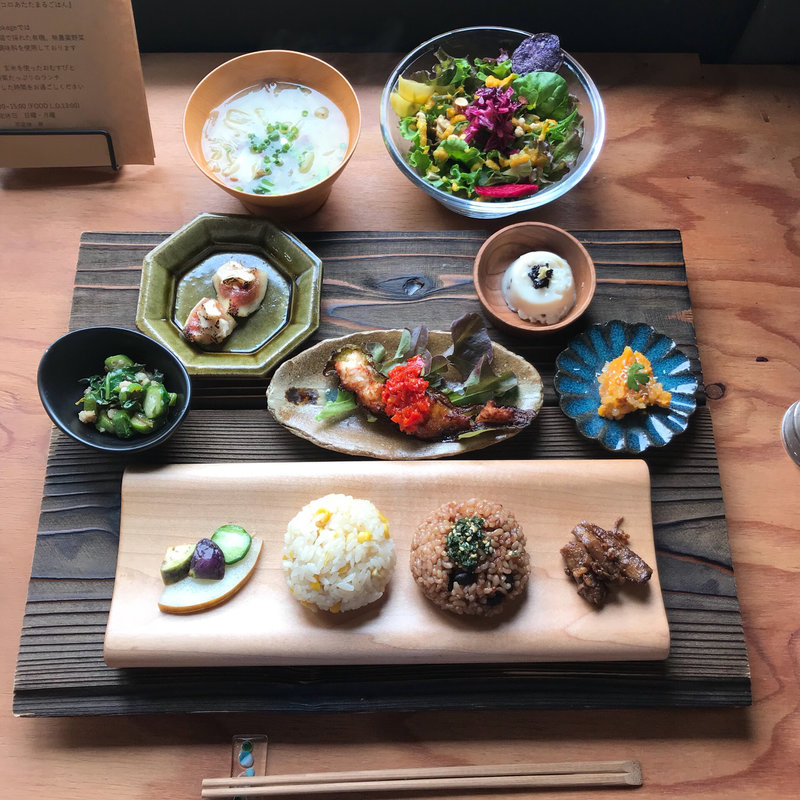 こかげプレート＋サラダ(kokage cafe)