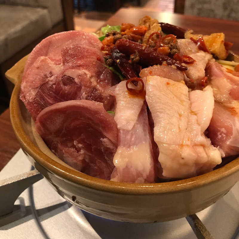 プレミアム薬膳カレー鍋(ひつじもんDX 西麻布店)