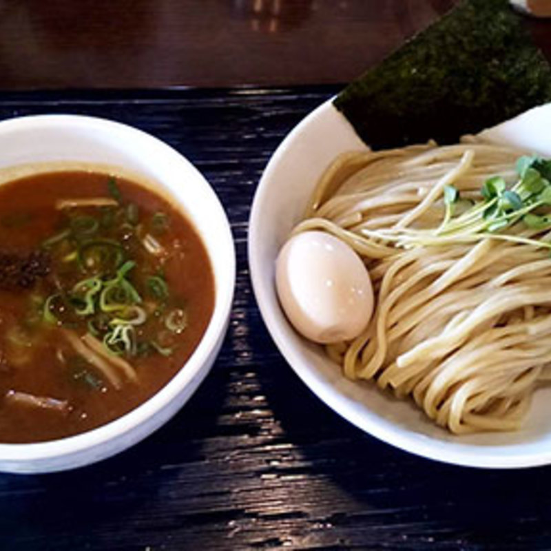 豚骨魚介つけ麺 大盛＋味玉(麺屋 六弦)