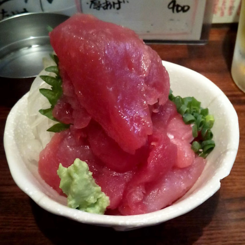 まぐろ中落ち小鉢(立ち飲み 竜馬)