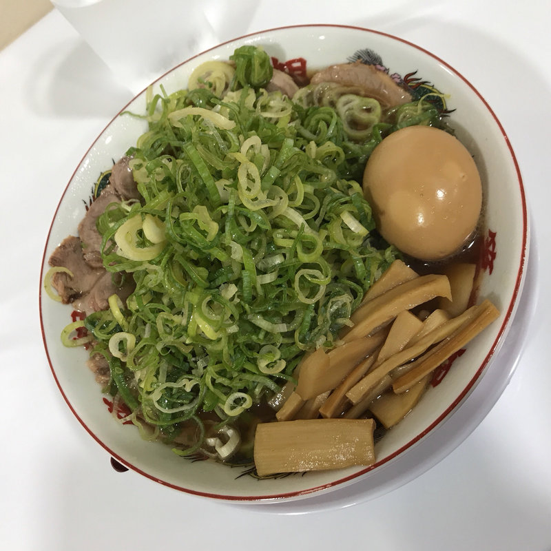 チャーシュー麺 三種トッピング(本家 第一旭 たかばし本店 （ほんけ だいいちあさひ）)