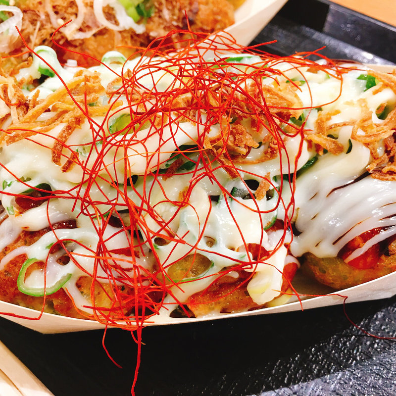 ホットねぎチリ練乳マヨ たこ焼き(築地銀だこ)