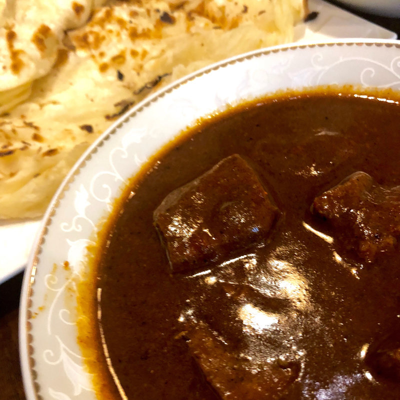 ポークカレー(激辛)パラータ(セイロン イン)