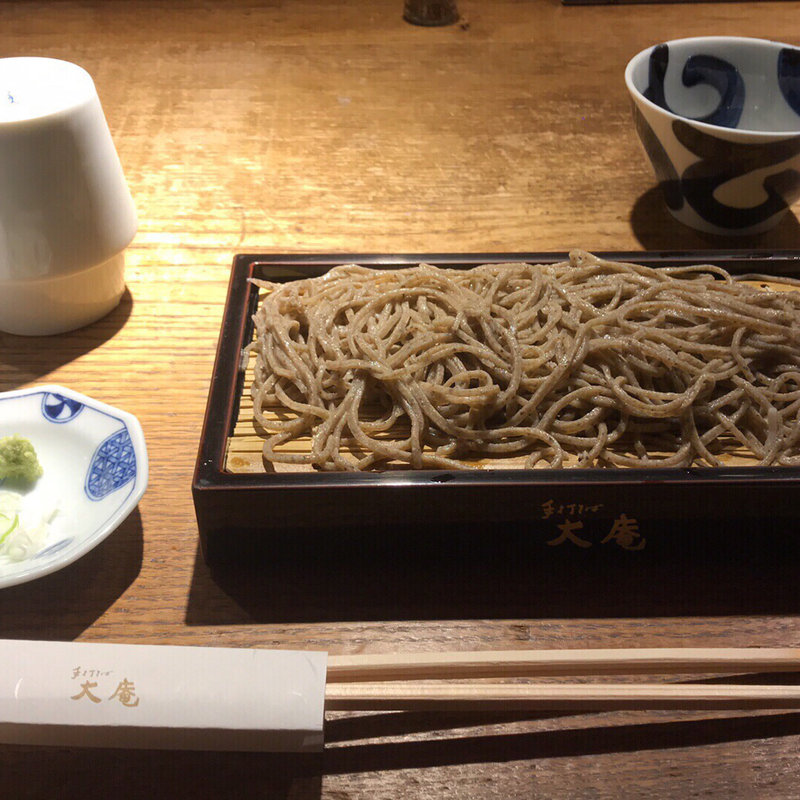 京鴨せいろ(石臼粗挽き 手打そば 大庵)