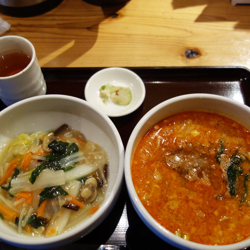 中華丼と担々麺のセット(チャイナキッチン麻婆)