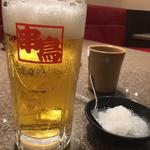 生ビール(串鳥 南二条店)