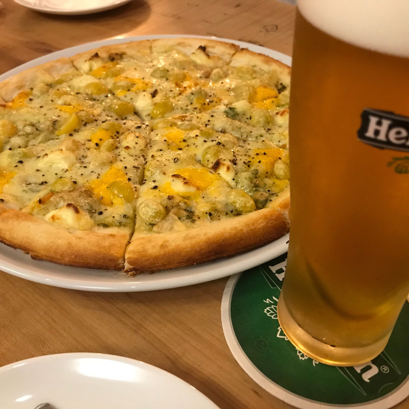 銀杏ピザ Mサイズ(ロースターズカフェ　琥珀の刻 （ロースターズカフェ コハクノトキ）)