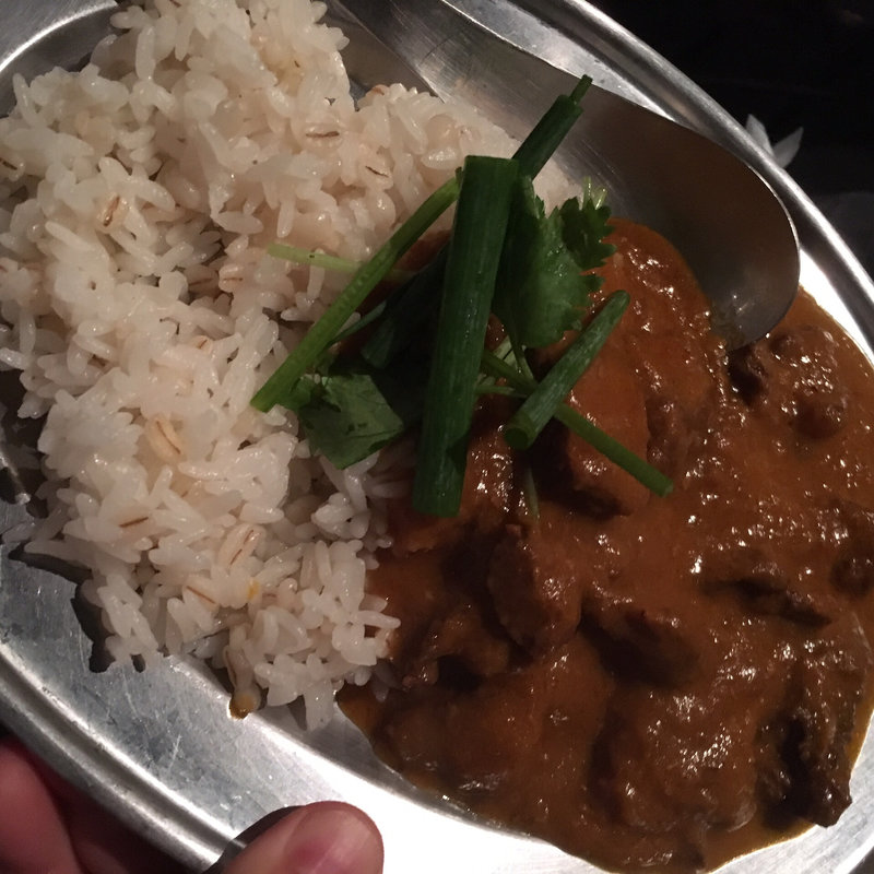 じびえカリィライス(焼ジビエ 罠 神田店)