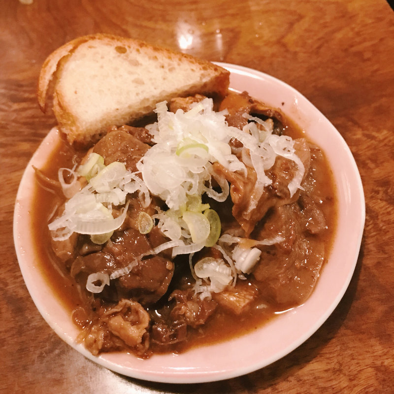 名物もつ煮込み(焼とんya たゆたゆ 天満店)