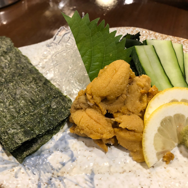 ウニ 肴(てっぽう 裏なんば本店)