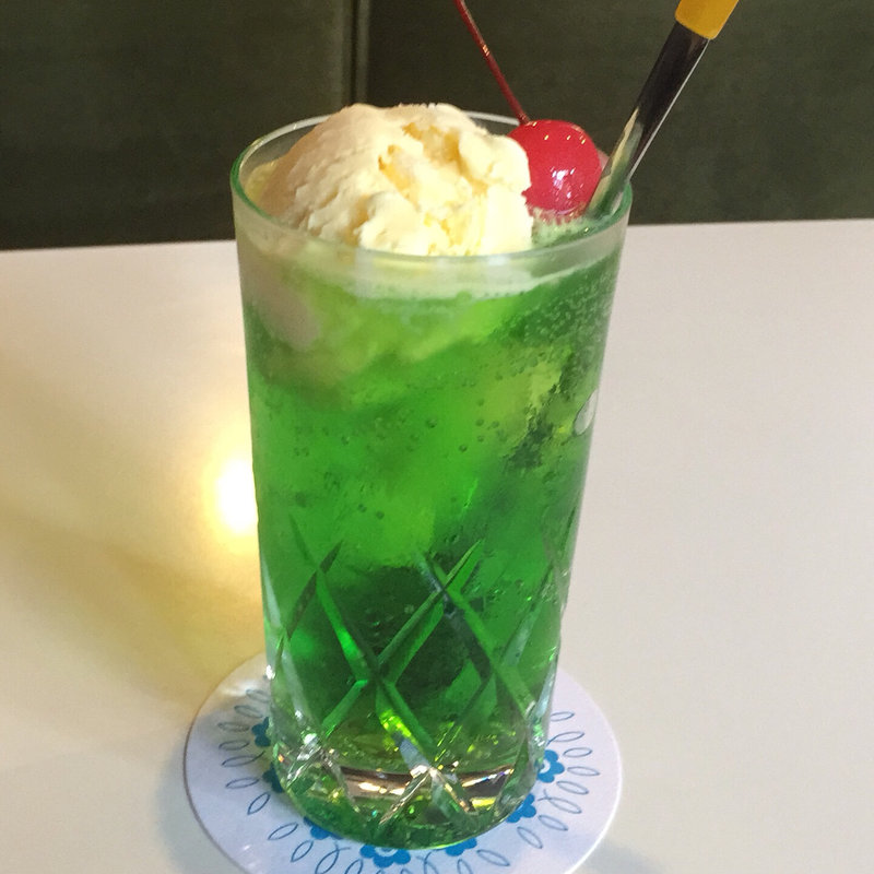 クリームソーダ(珈琲 穂高)