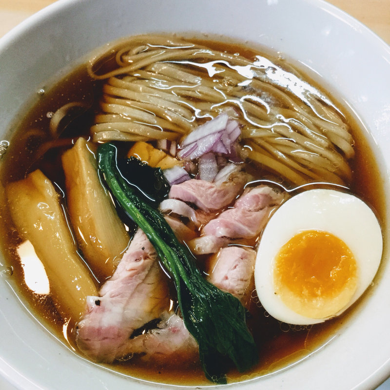 鶏と魚の醤油そば(ガチ麺道場 )