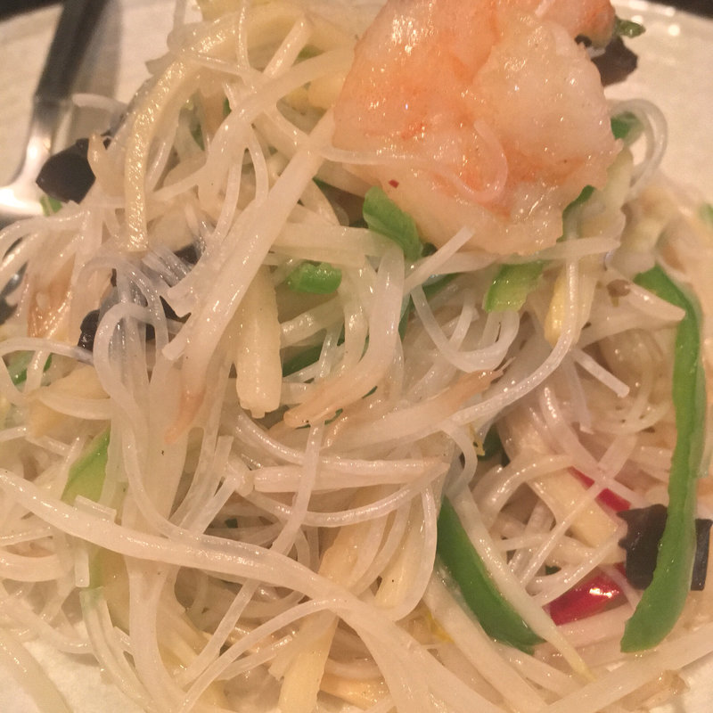 上海風焼きビーフン(上海小籠包 厨房 阿杏本店)