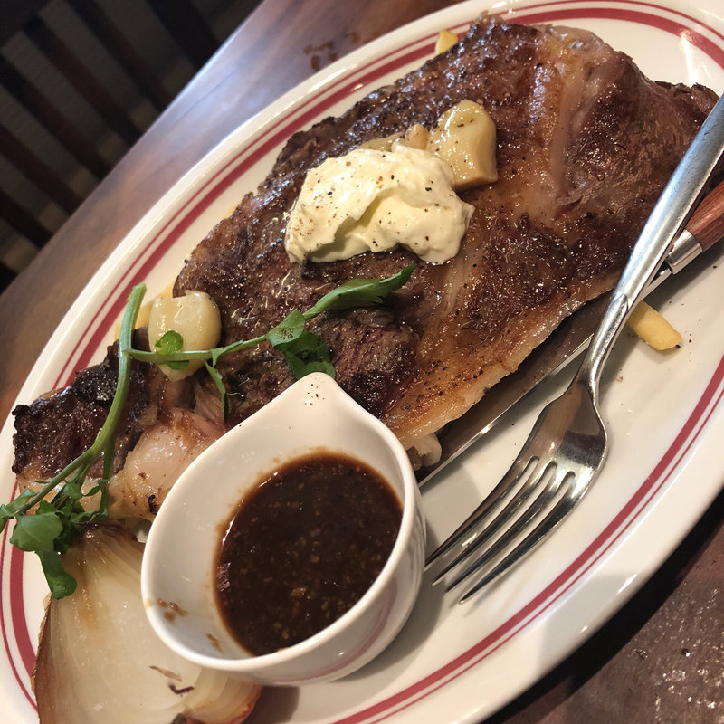 国産牛リブロースステーキ(びすとろ UOKIN 池袋)