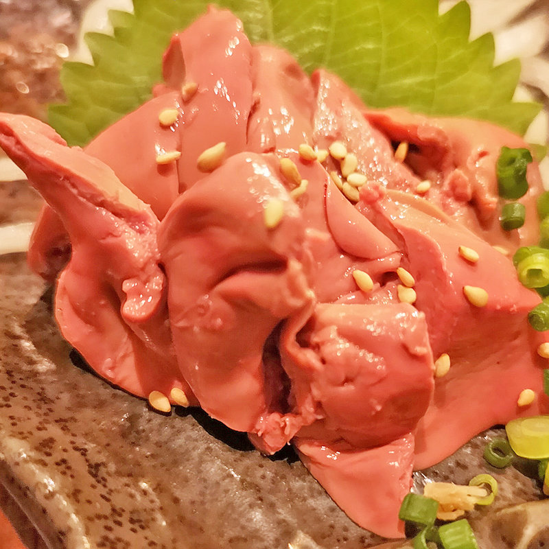 大山鶏のトロ肝(鶏魚きっちん)