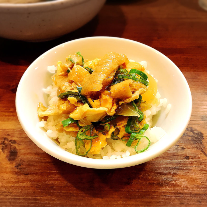 ミニきつね丼(麺処 びぎ屋)