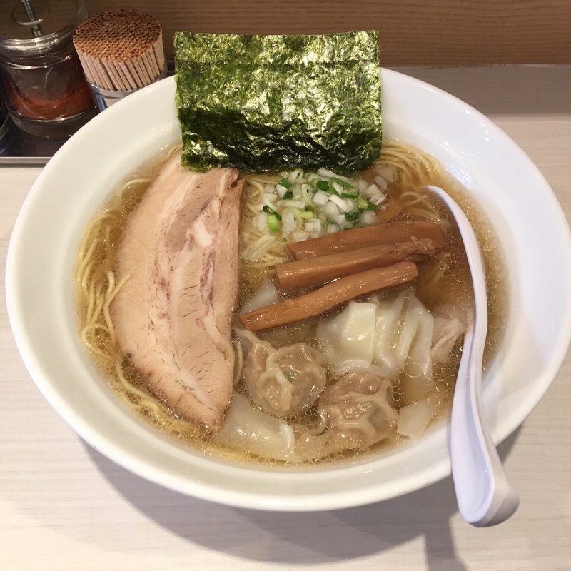 白ワンタンめん(ソイ ソース ラーメン 醤屋)