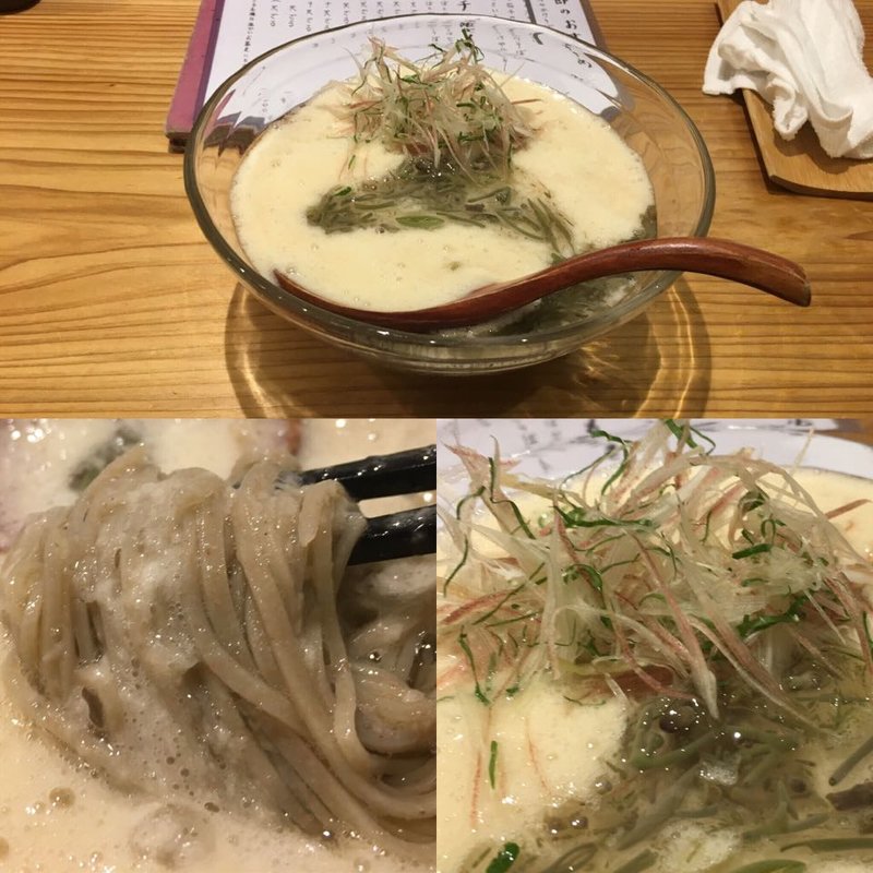 じゅんさいととろろの冷やがけそば(浜町 かねこ)