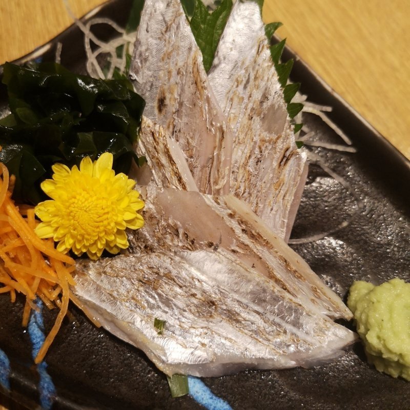 太刀魚の刺身(さかなや道場 調布東口店)