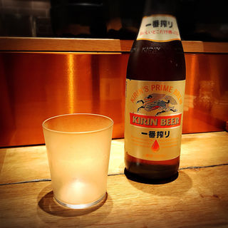 瓶ビール(宮崎焼酎酒場ひなた)