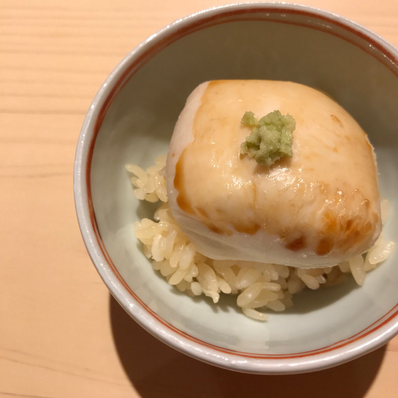 ふぐ白子(すし佐竹)