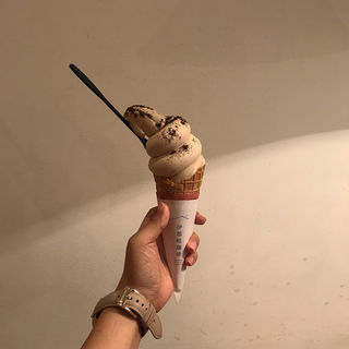 コーヒーソフトクリーム(伊都岐珈琲 （イツキコーヒー）)