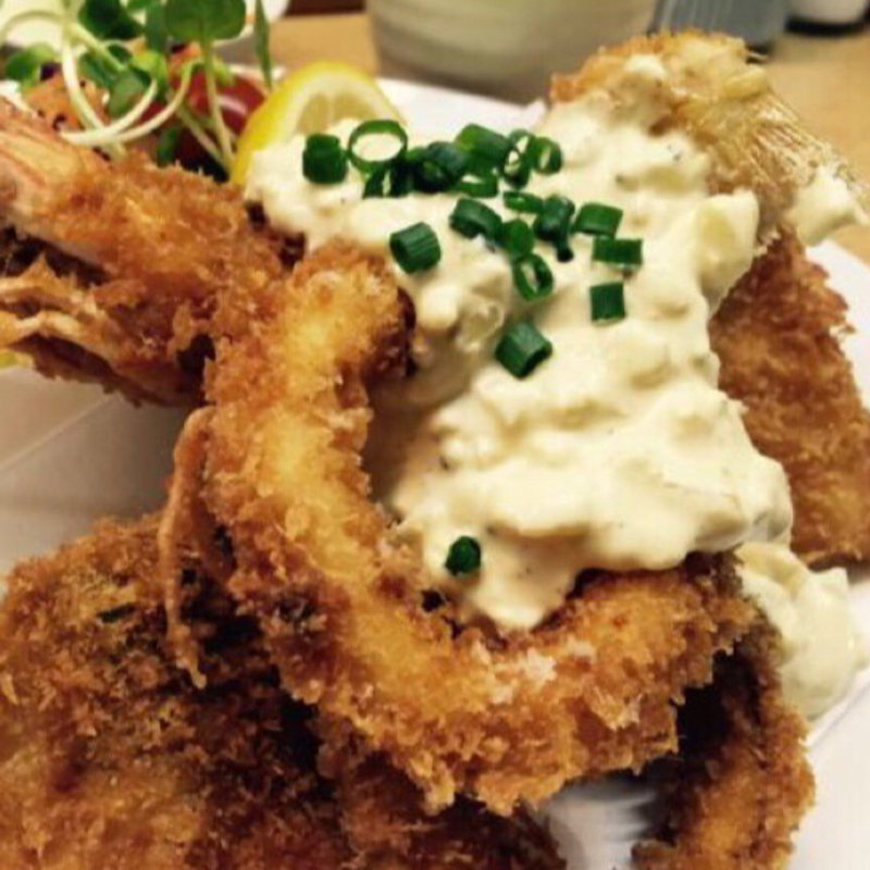 ミックスフライ定食(車や （くるまや）)