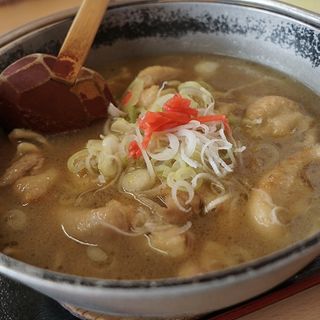 とり皮白湯麺(登竜)