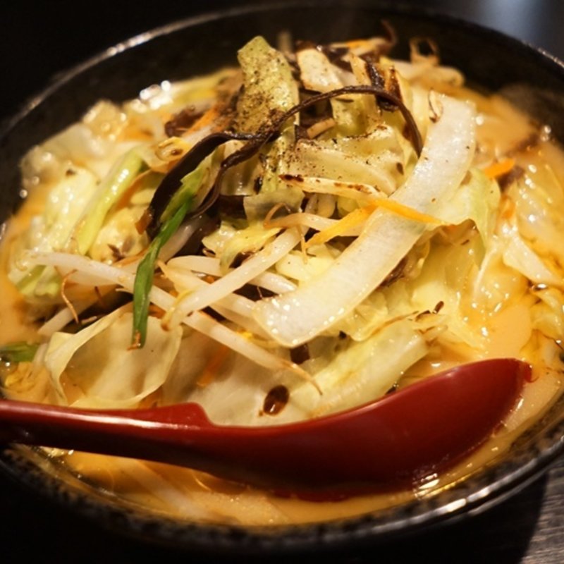 みそ野菜らーめん+大盛(麺屋 月影 つくば上横場店)