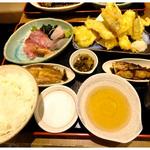お刺身と上天ぷら定食(魚菜屋 )