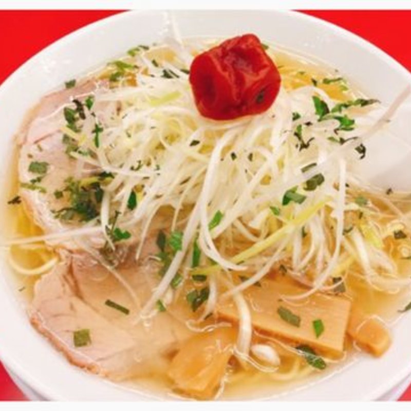 梅しそラーメン　(京都北白川ラーメン魁力屋 東久留米店)