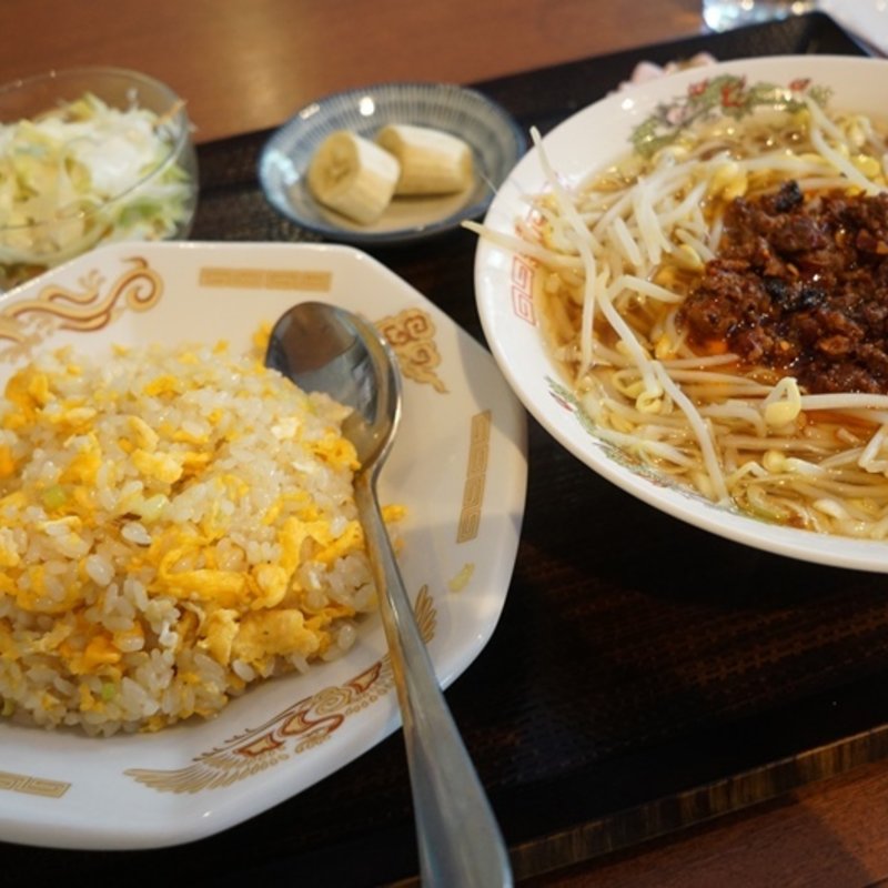 肉味噌ラーメン定食(中華料理 香香 （チュウカリョウリ シャンシャン）)