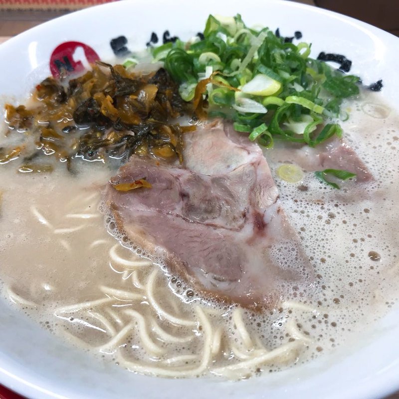 辛子高菜らーめん(長浜ナンバーワン 大岡山店)