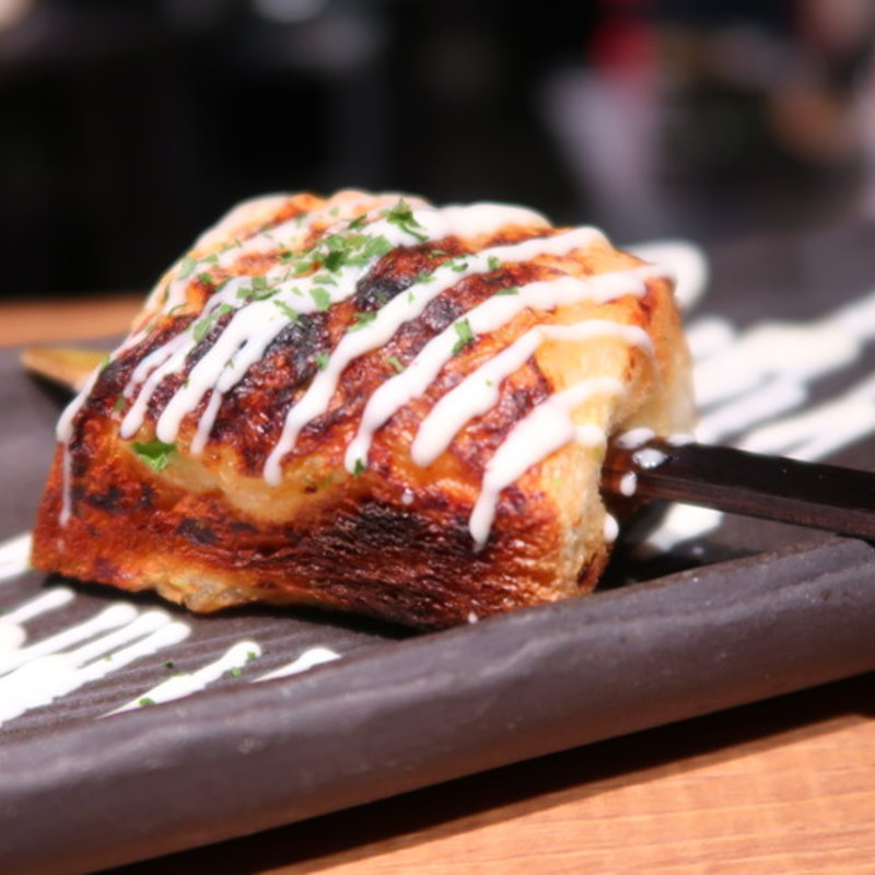 海老パン串(串焼&Wine KURUMA 福島店)